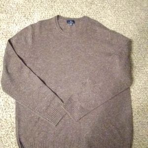 Brooks Brothers Mens weater Cocoa Rib Knit Crewnec